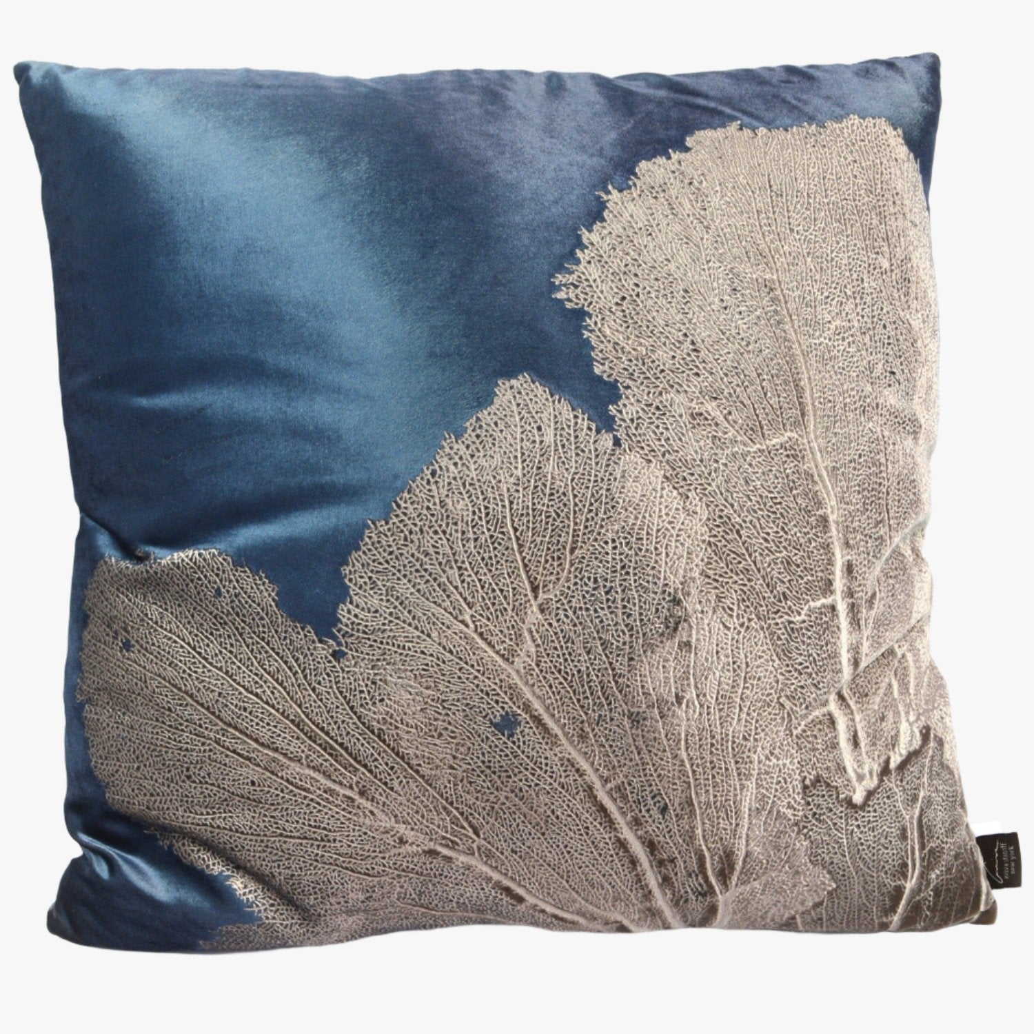 Sea Fan Twilight on Cobble  Signature Velvet Pillows